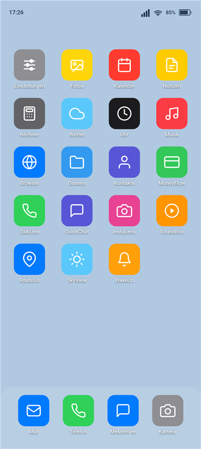 Home screen